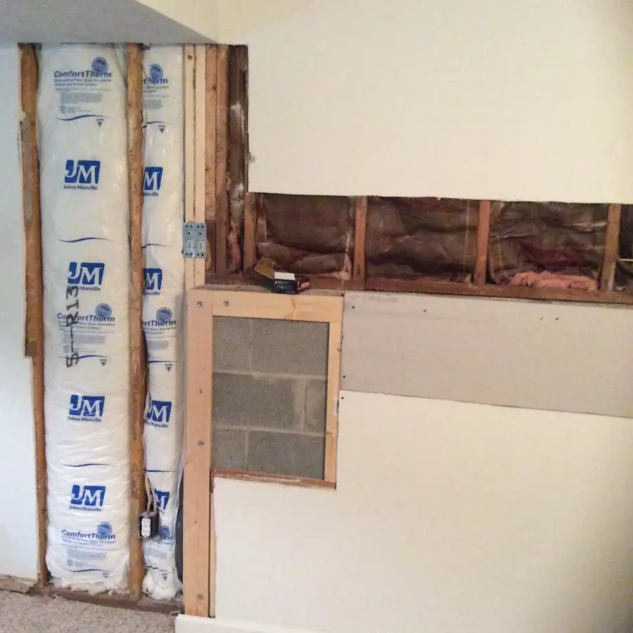 Wall insulation replacement during Odor Removal & Deodorization in Round Rock